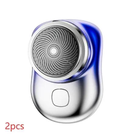 Mini Portable Face Cordless Shavers Rechargeable USB Electric Shaver Wet & Dry Painless Small Size Machine Shaving For Men by GJG Denim