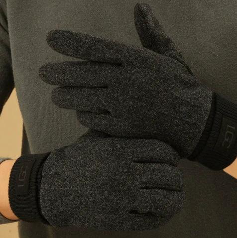 Cashmere-look Men's Winter Thermal Gloves by GJG Denim