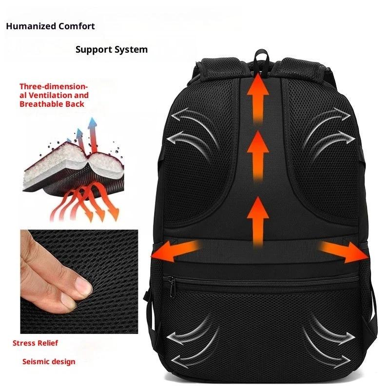 Outdoor Men's Casual Sports Backpack Large Capacity by GJG Denim