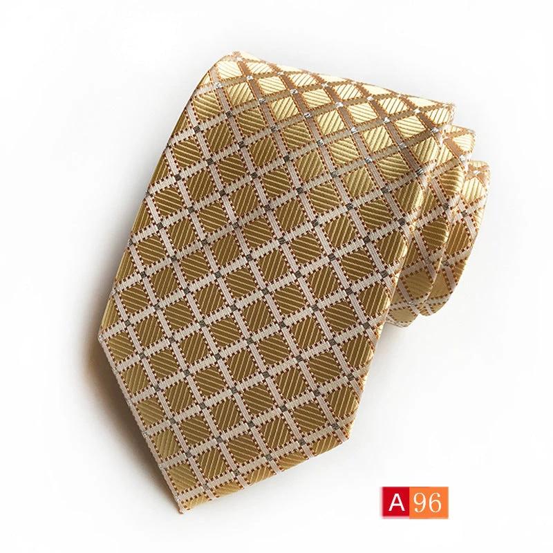 Men's Casual Formal Wear Polyester Jacquard Tie by GJG Denim