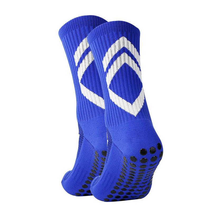 Men's Non-slip Thick Football Shock-absorbing Sports Socks by GJG Denim