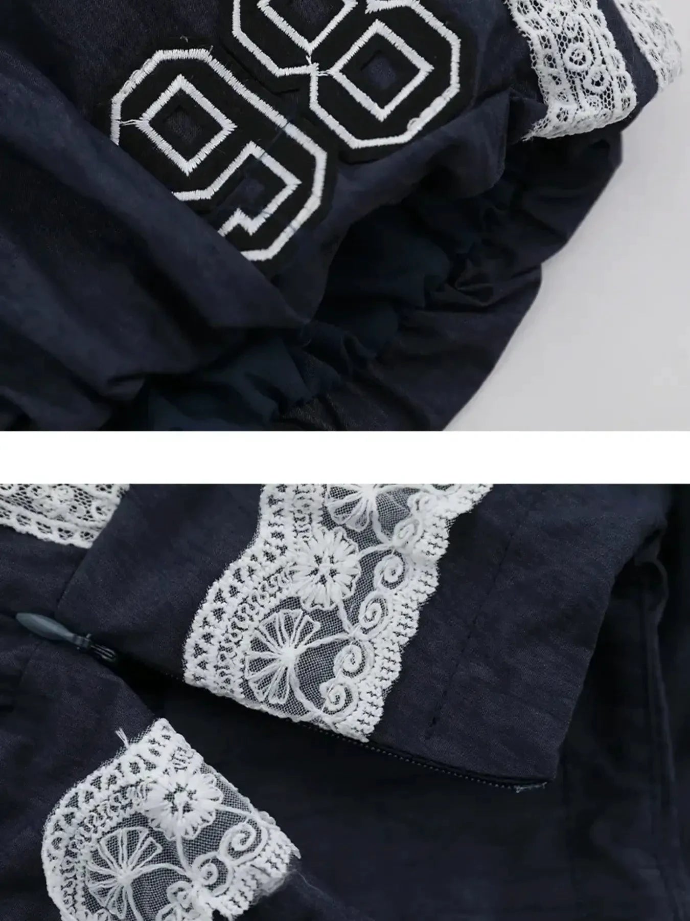 Lace Trim Shorts with Drawstring by Lady Ros