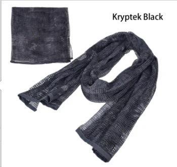 Men's Long Camouflage Multi-purpose Breathable Outdoor Scarf by GJG Denim