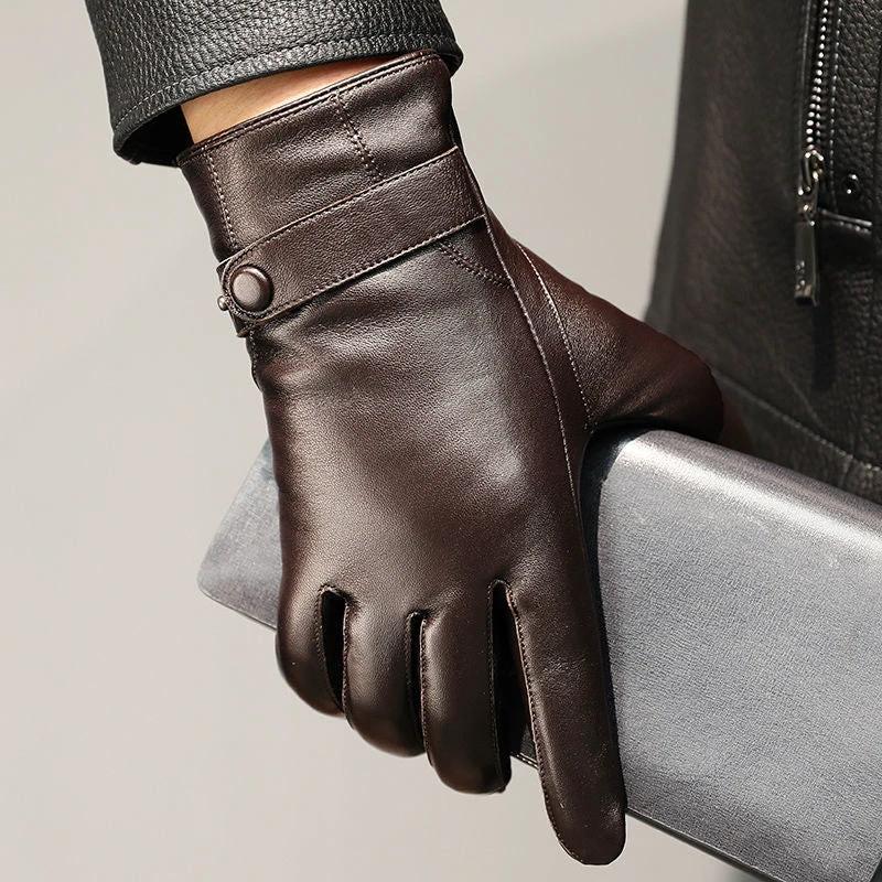 Men's Warm Business Gloves by GJG Denim