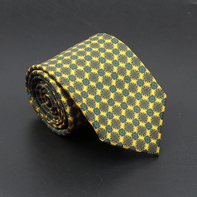Men's Super Soft Bohemian Silk Ties by GJG Denim