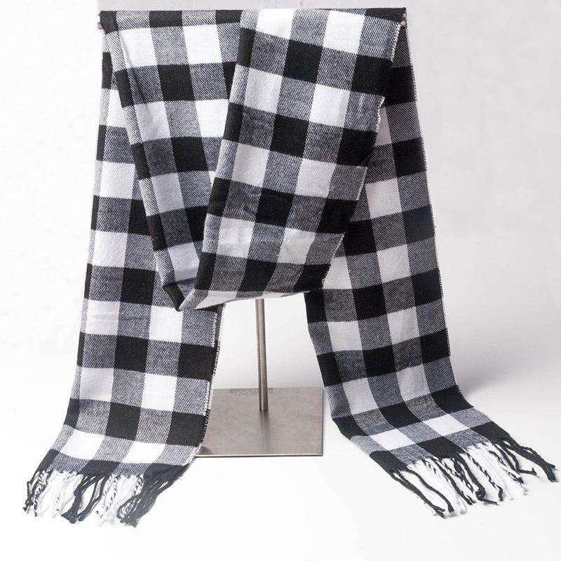 Men's Fashion Simple Thickened Imitation Cashmere Scarf by GJG Denim