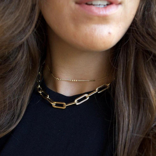 Long Chunky Link Choker by Views & Co