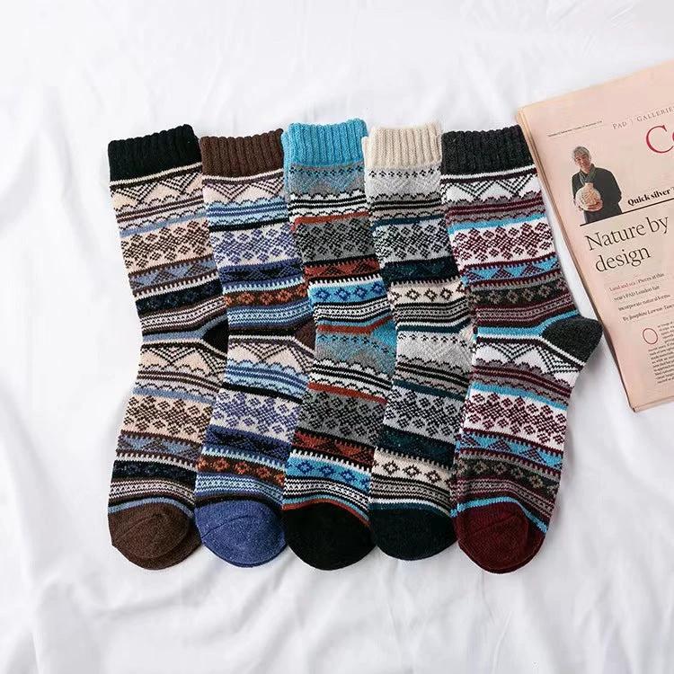 Men's Socks Vintage Style Wool Socks by GJG Denim