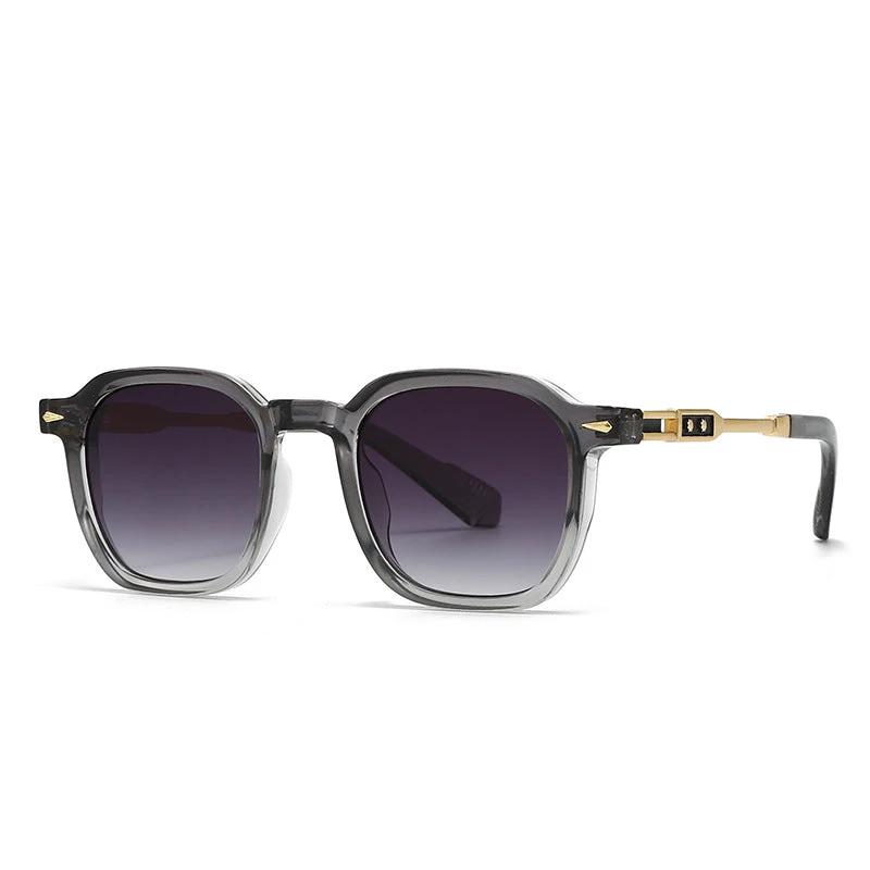 Round-frame Metal Sunglasses For Men by GJG Denim
