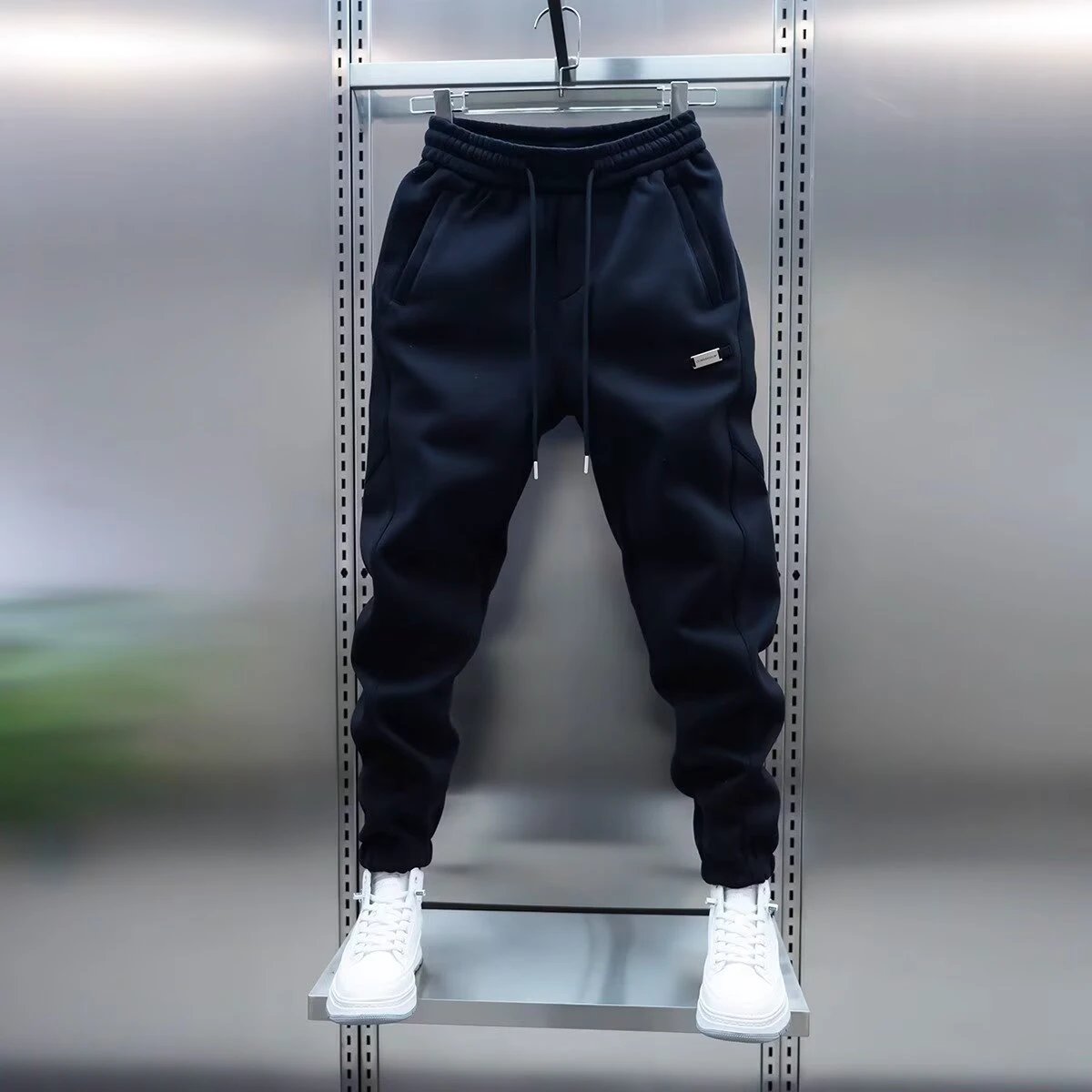 Trendy Men's Solid Color Casual Sweatpants by GJG Denim