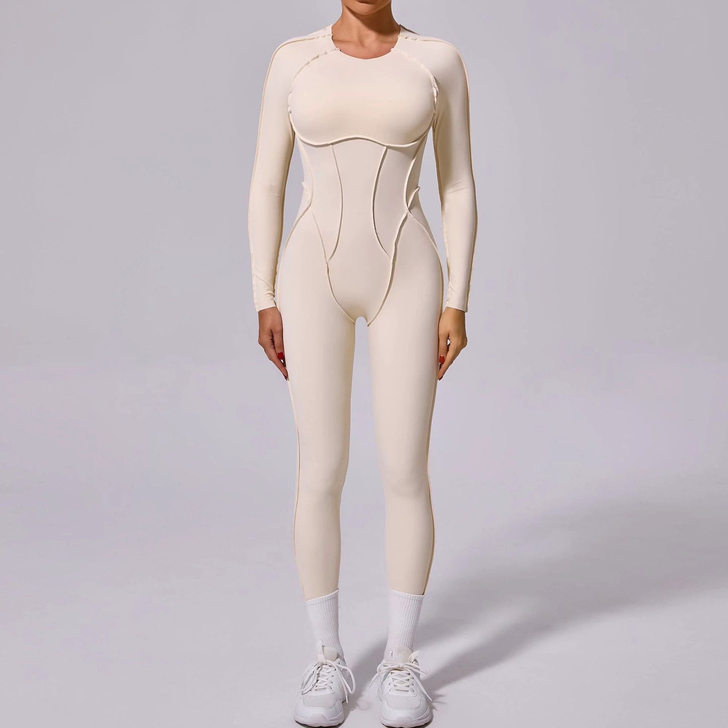 New Winter One-piece Sports Yoga Jumpsuit Backless Tight Jumpsuit by GJG Denim