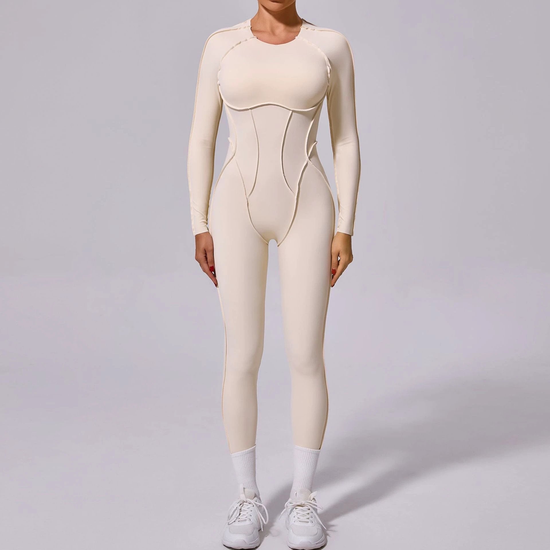 New Winter One-piece Sports Yoga Jumpsuit Backless Tight Jumpsuit by GJG Denim