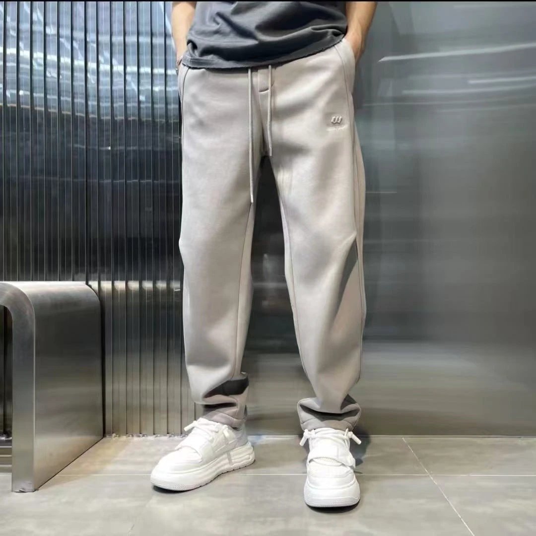 Men's Loose Straight Track Sweatpants by GJG Denim