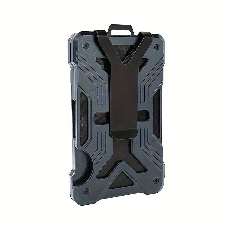 Card Holder Airtag Men's Tracker Case Carbon Fiber Credit Card Clip Wallet by GJG Denim