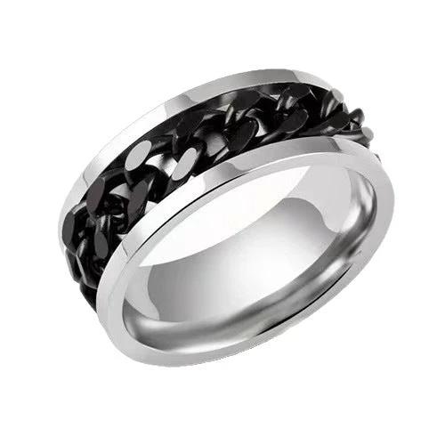 Men's Chain Style Ring by GJG Denim