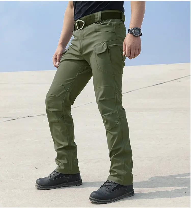 Tactical Loose-fitting Softshell Pants For Men by GJG Denim