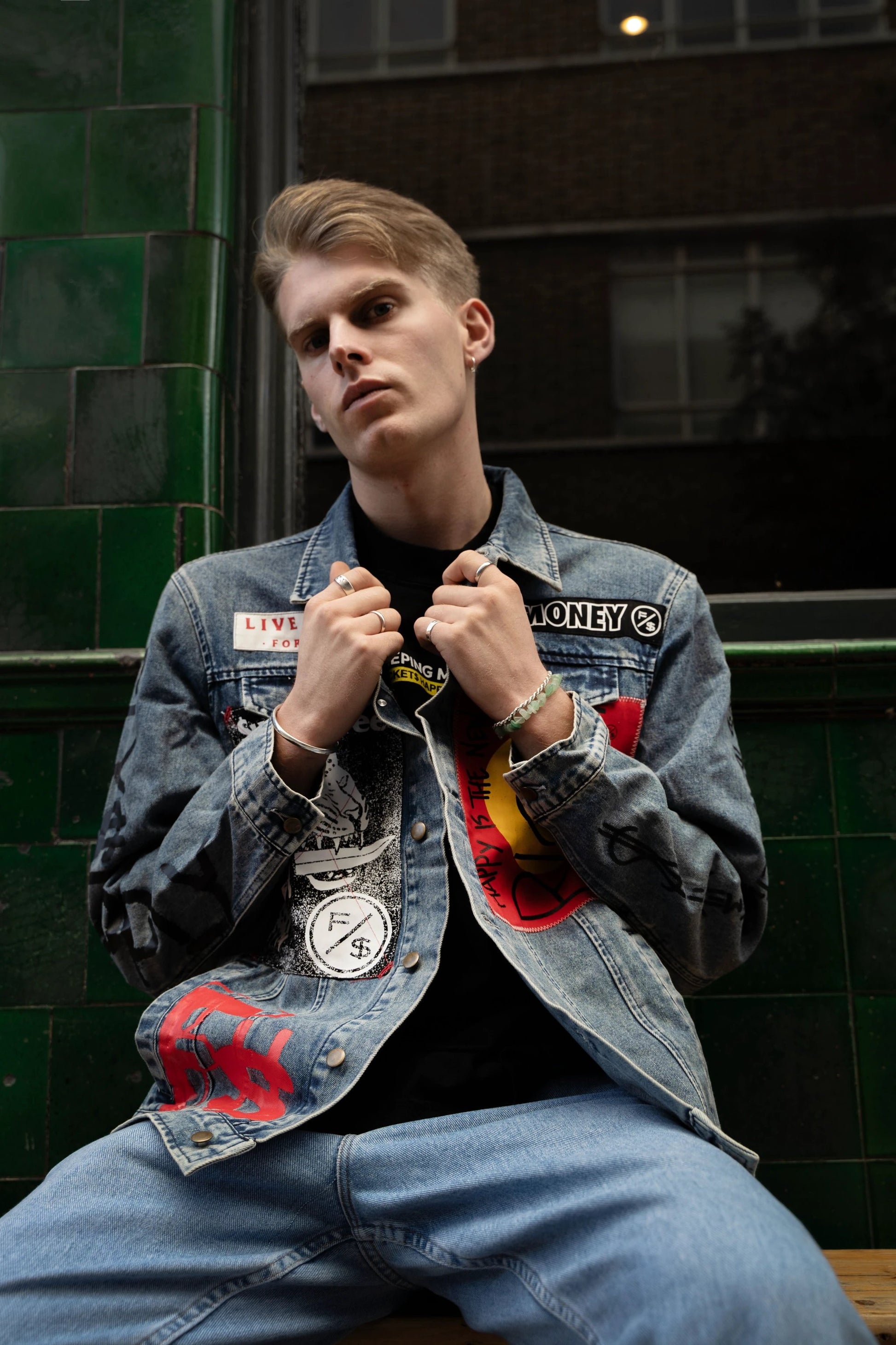 New Rich Denim Jacket (Denim) by Fly Supply Co