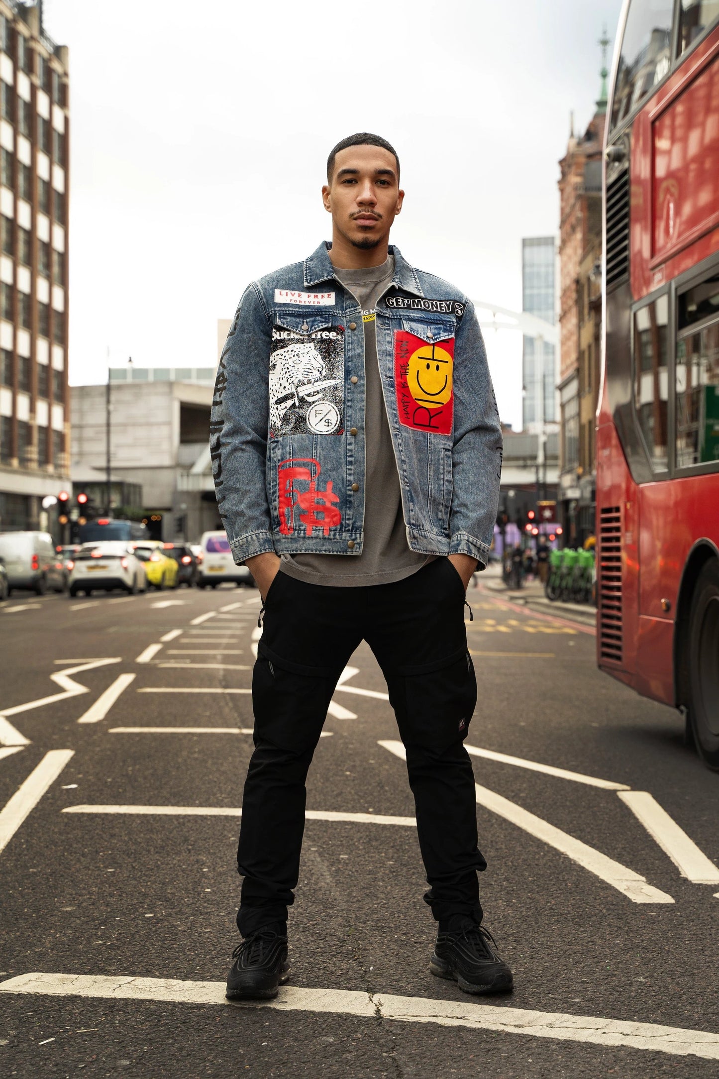 New Rich Denim Jacket (Denim) by Fly Supply Co