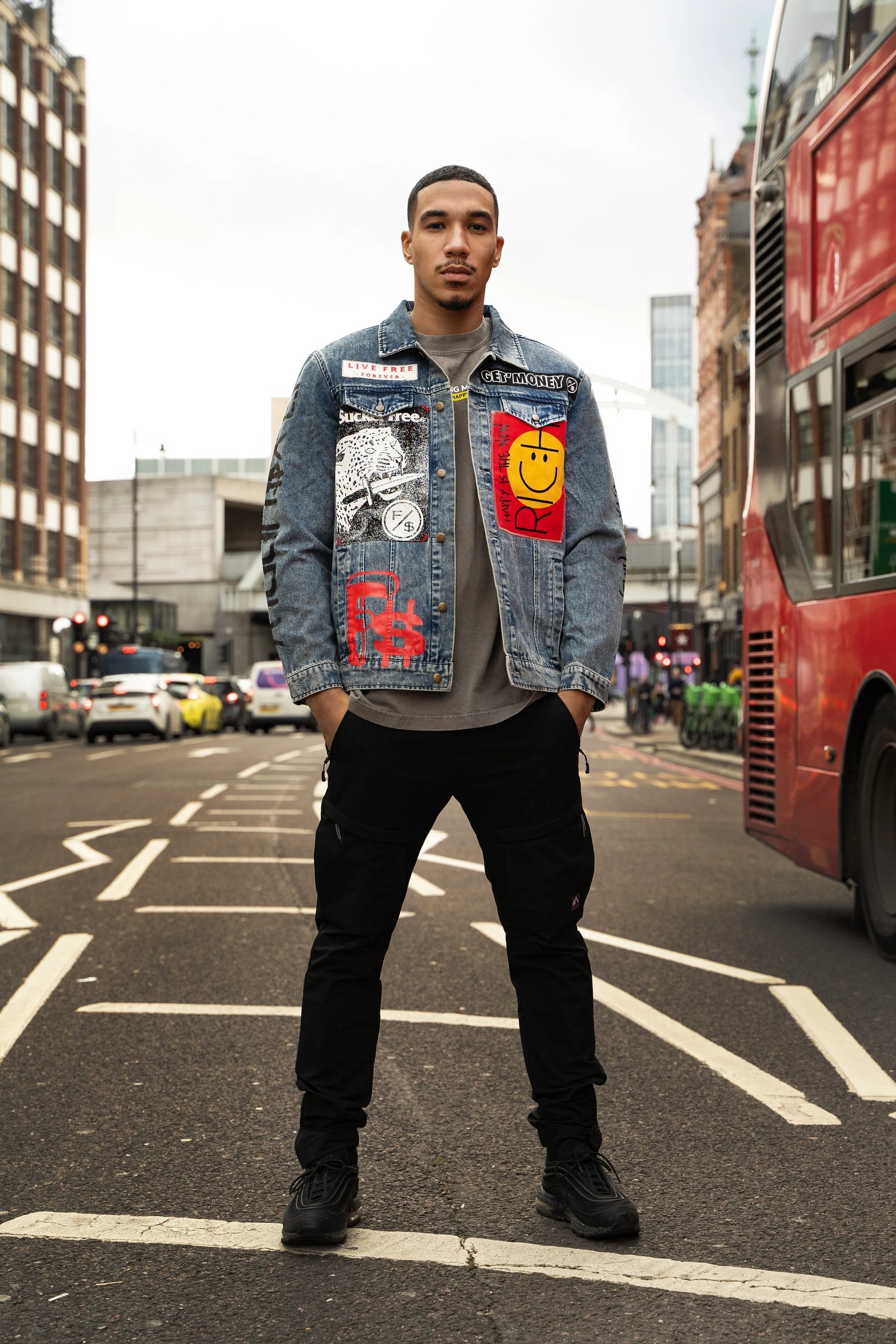 New Rich Denim Jacket (Denim) by Fly Supply Co