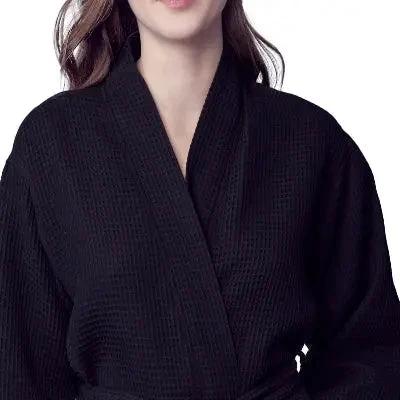 Waffle Robe Womens – Lightweight, Quick-Dry Spa Comfort by Lotus Linen