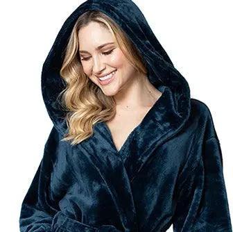 Women’s Plush Hooded Robe - Spa-Worthy Comfort at Home by Lotus Linen