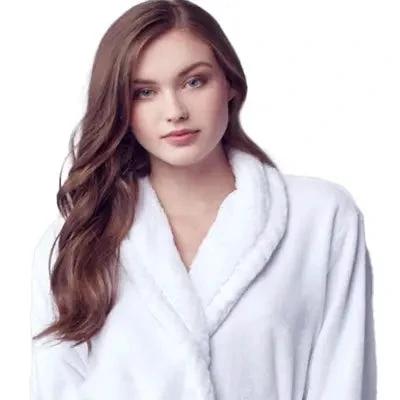 Women's Ultra Soft Plush Bathrobe by Lotus Linen