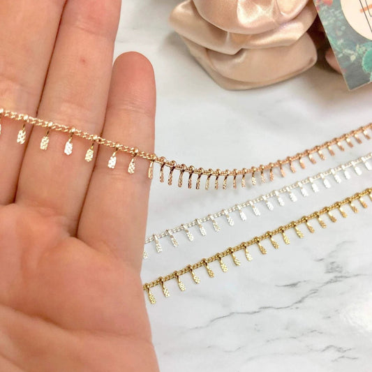 Rose + Gold + Silver Fringe by Views & Co
