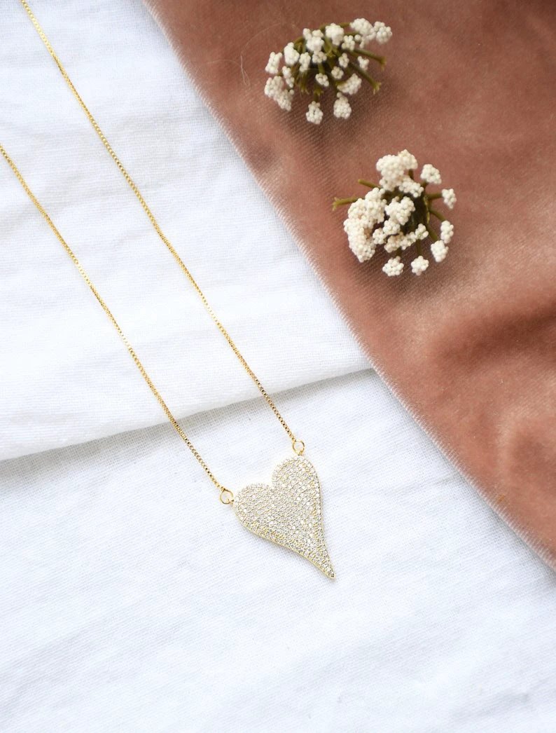 Pave Heart Set by Views & Co
