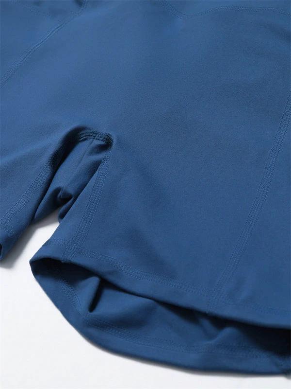 Women's Hip Pocket Crossover Waist Leggings Sports Shorts by Lady Ros