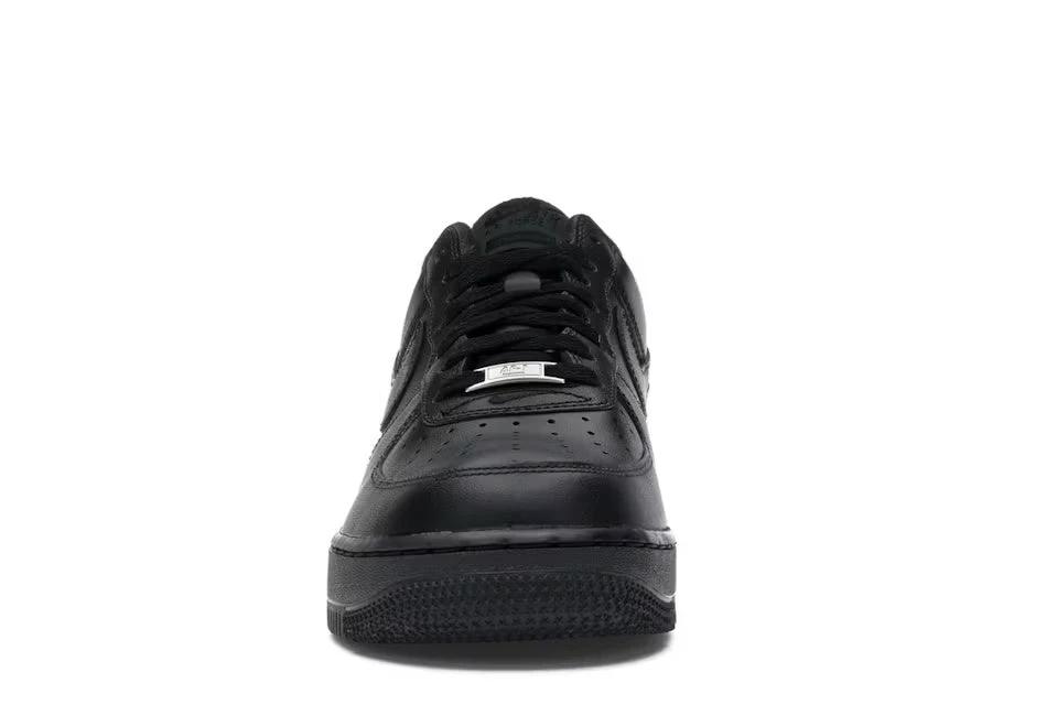 Nike Air Force 1 Low Supreme Black by LacedUp