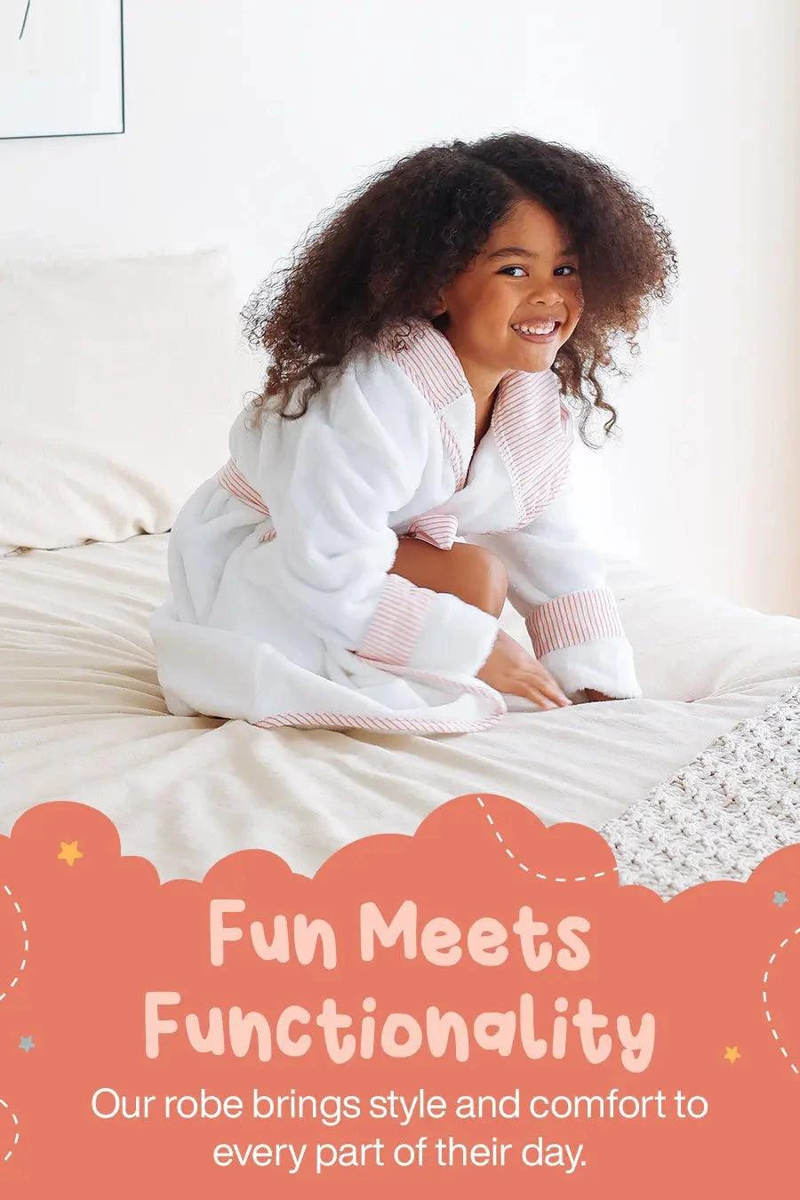 Kids Plush Robe – Ultra Soft, Safe & Cozy for Toddlers & Kids by Lotus Linen