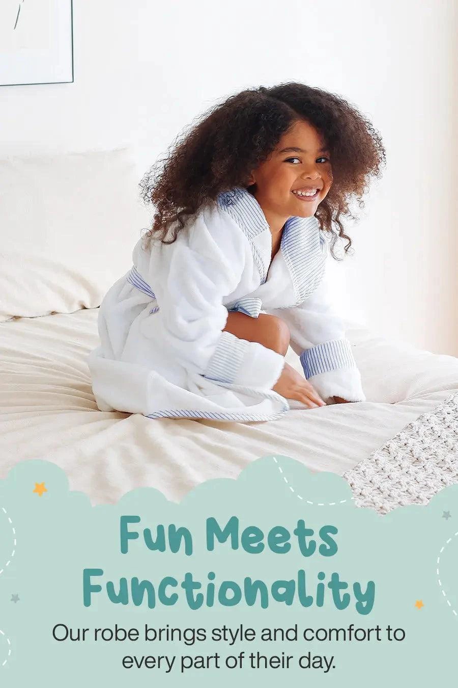 Kids Plush Robe – Ultra Soft, Safe & Cozy for Toddlers & Kids by Lotus Linen