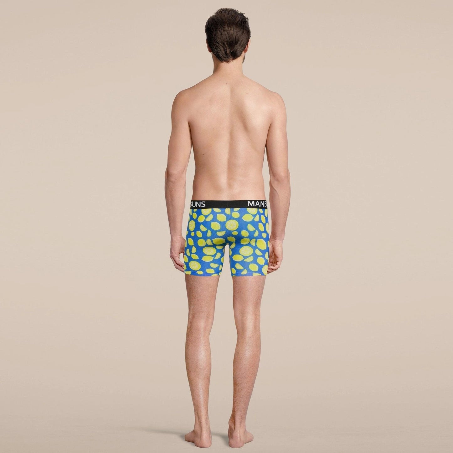 Men's Lemon Boxer Brief Underwear by MANBUNS
