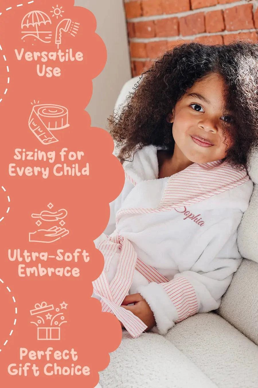 Kids Plush Robe – Ultra Soft, Safe & Cozy for Toddlers & Kids by Lotus Linen